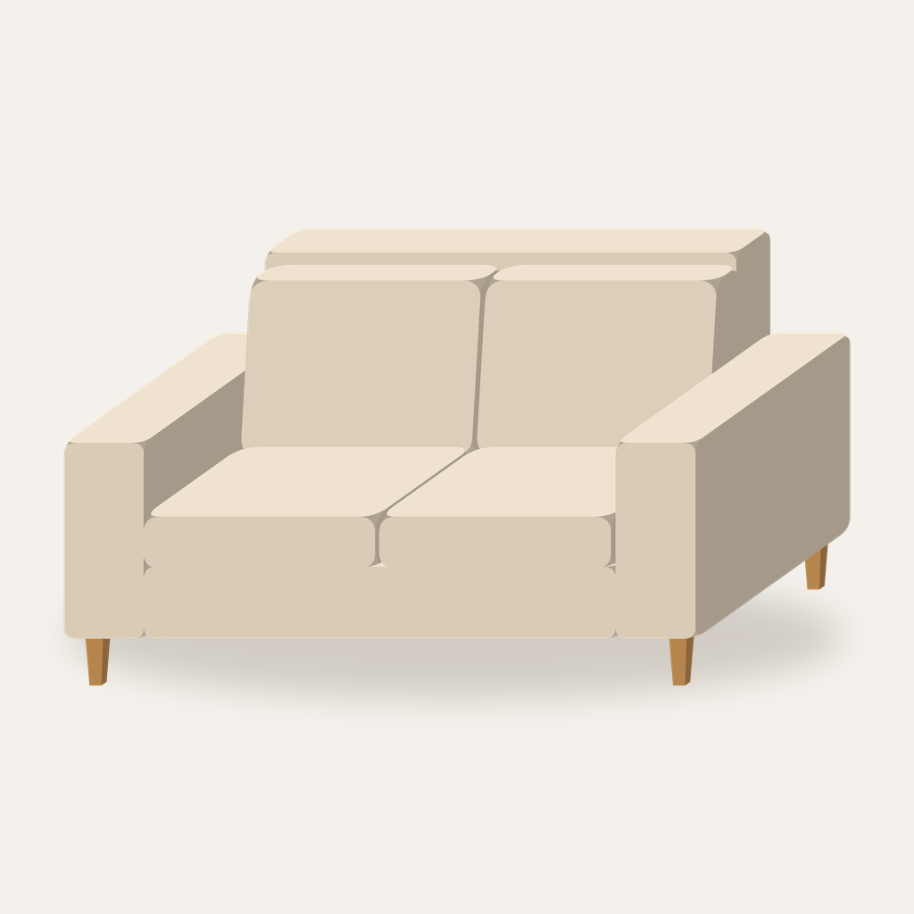 [HR-LOV-64] Harbor Loveseat 64"